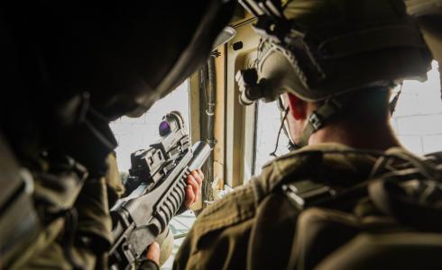 جنود اسرائيليون مشاركون في عملية نابلس اليوم