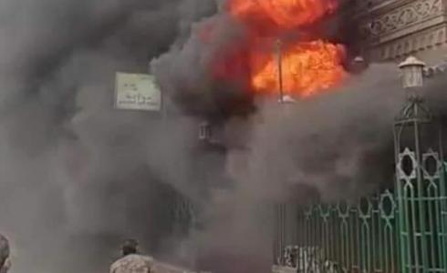 حريق مستشفى النور