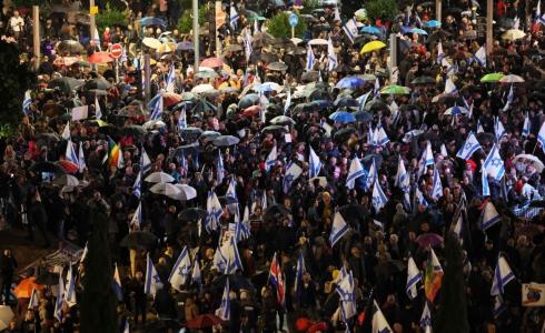 مظاهرات إسرائيلية ضد الانقلاب القضائي - ارشيف