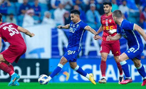 من مباراة الدحيل والهلال