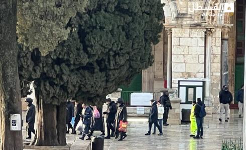 جانب من اقتحام المستوطنين باحات المسجد الأقصى