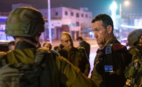 رئيس الأركان الإسرائيلي يزور مكان عملية حوارة