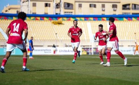 من مباراة الأهلي وأسوان