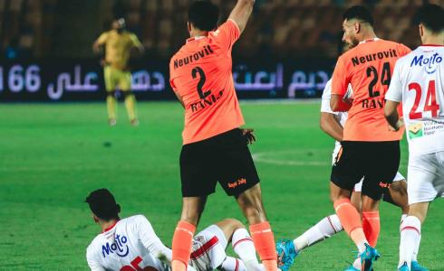 الزمالك ضد فاركو في مباراة سابقة