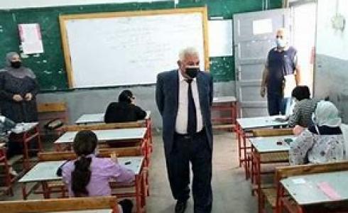 طلاب إعدادية الإسكندرية خلال تقديم الامنتحانات