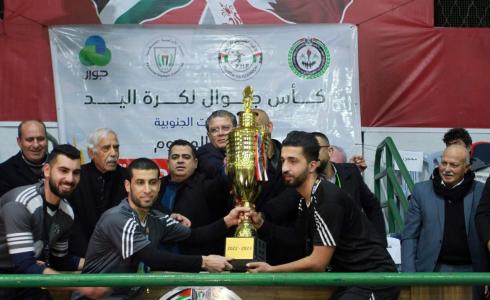 خلال تتويج خدمات البريج بكأس المرحوم فتحي جودة لكرة اليد