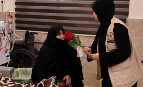 من فعالية  شباب الأمة في قسم غسيل الكلى