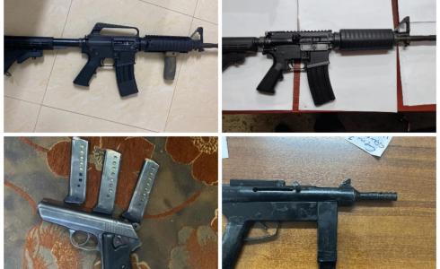 أسلحة نارية استخدمت بجرائم إطلاق نار في الخليل