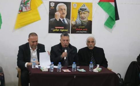 لقاء حركة فتح في غزة مع السفير حسام زملط
