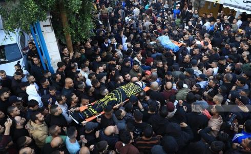 تشييع جثامين شهداء جنين الأربعة