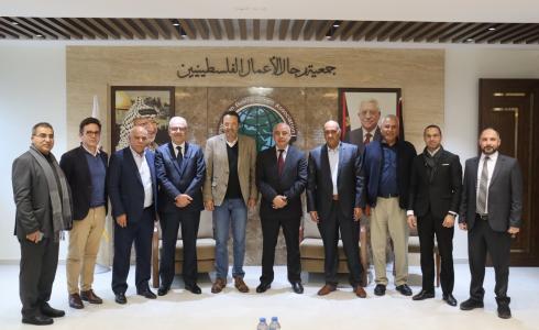 جمعية رجال الأعمال بغزة تجتمع مع ممثل الاتحاد الاوروبي