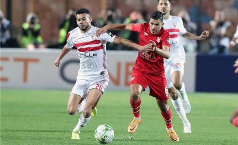 الزمالك وشباب بلوزداد من مباراة السابق
