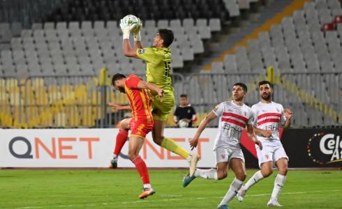 من مباراة الزمالك والترجي اليوم