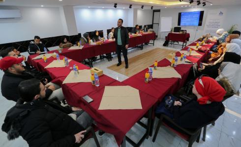 جلسة توعية قانونية بعنوان "خطاب الكراهية في الإعلام الرياضي" عقدها بيت الصحافة - فلسطين