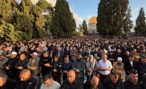 صلاة عيد الفطر في المسجد الأقصى