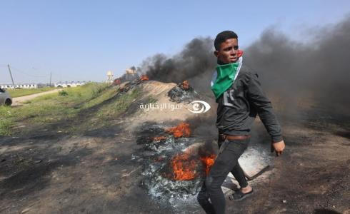 فعاليات الشباب الثائر على حدود غزة
