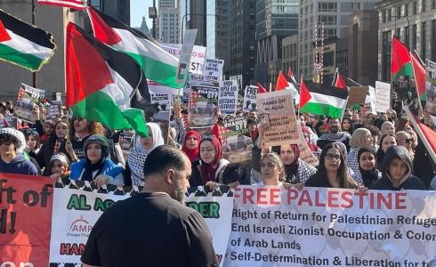 تظاهرات في مدن أمريكية ردًا على الانتهاكات الإسرائيلية بالمسجد الأقصى