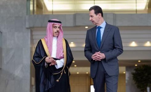 الرئيس السوري يستقبل وزير الخارجية السعودي