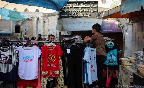بيع الملابس في غزة - أرشيفية