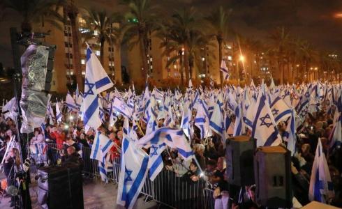 تظاهرات ضد حكومة نتنياهو للأسبوع الـ 15 على التوالي