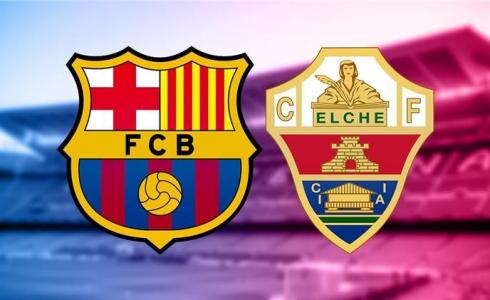 مباراة برشلونة وإلتشي