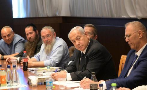 جانب من لقاء نتنياهو مع رؤساء مستوطنات الضفة