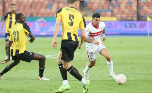 التعادل الإيجابي يسيطر على مباراة الزمالك والمقاولون العرب