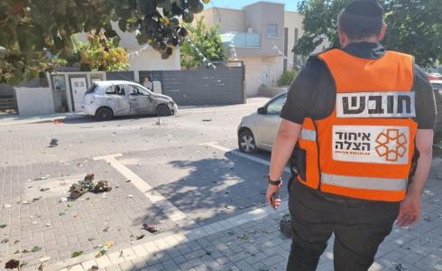 من مكان سقوط صواريخ غزة على مستوطنة سديروت