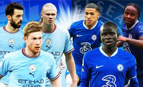 تشكيلة مانشستر سيتي وتشيلسي اليوم في الدوري الإنجليزي