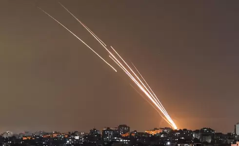 إطلاق صواريخ من غزة