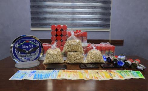ضبط كميات من المخدرات في غزة