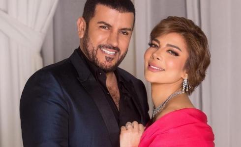 أصالة نصري وزوجها