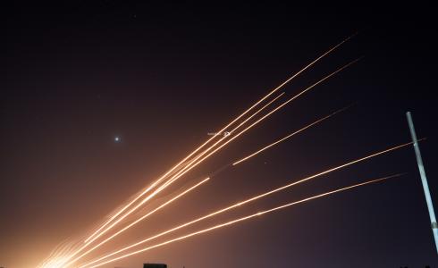 إطلاق الصواريخ من غزة