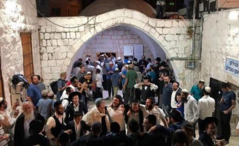 مستوطنون في منطقة قبر يوسف - ارشيف