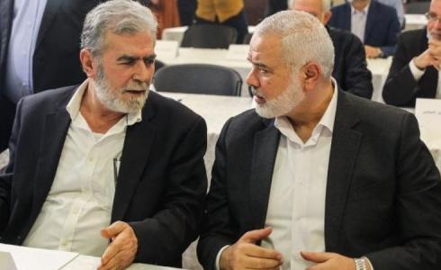 إسماعيل هنية وزياد النخالة