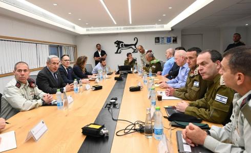 جانب من تقييم الوضع الأمني عقب عملية إطلاق النار في نابلس