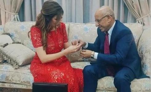 كم عمر ياسر المناصير خطيب لانا القسوس
