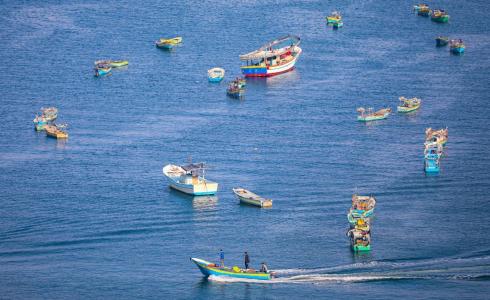 طقس فلسطين - بحر غزة