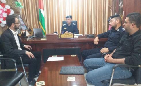 خلال زيارة الضمير لحقوق الإنسان لمركز الشرطة في رفح