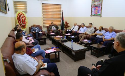 غزة: اجتماع موسع لمناقشة استعدادات عقد امتحانات الثانوية العامة 2023