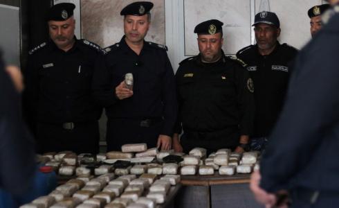 إحباط محاولة تهريب 780 فرش حشيش جنوب قطاع غزة