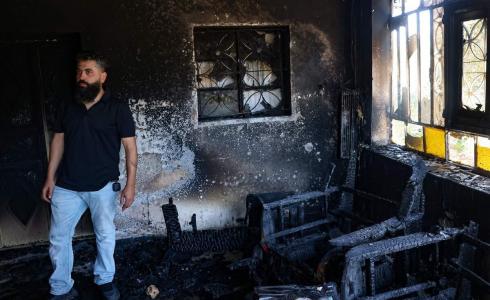 إحراق منازل بفعل المستوطنين بالضفة