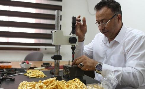 الاقتصاد الوطني: دمغ أكثر من طن ذهب الشهر الماضي