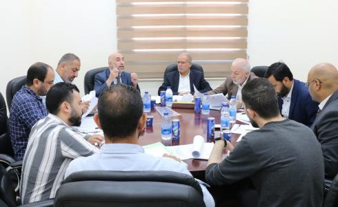 لجنة الداخلية والحكم المحلي بالتشريعي تعقد جلسة استماع لبلدية المغراقة