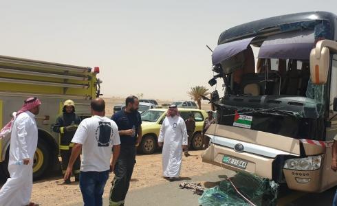 إصابة أحد حجاج دولة فلسطين نتيجة حادث سير في السعودية