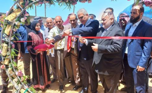 رئيس سلطة المياه يفتتح مشروع شبكة الصرف الصحي برفح