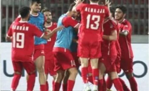 فرحة لاعبي سوريا بالفوز