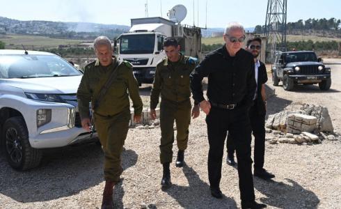 وزير الجيش الإسرائيلي يصل جنين
