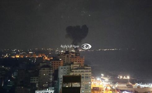 قصف إسرائيلي على قطاع غزة