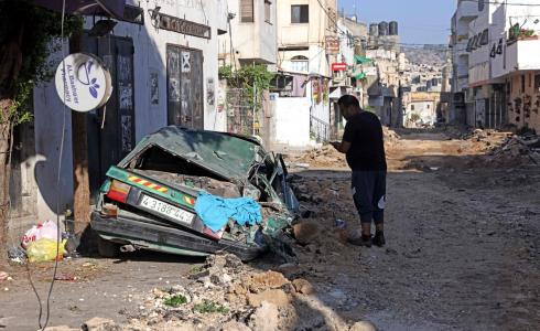 آثار العدوان الإسرائيلي على جنين